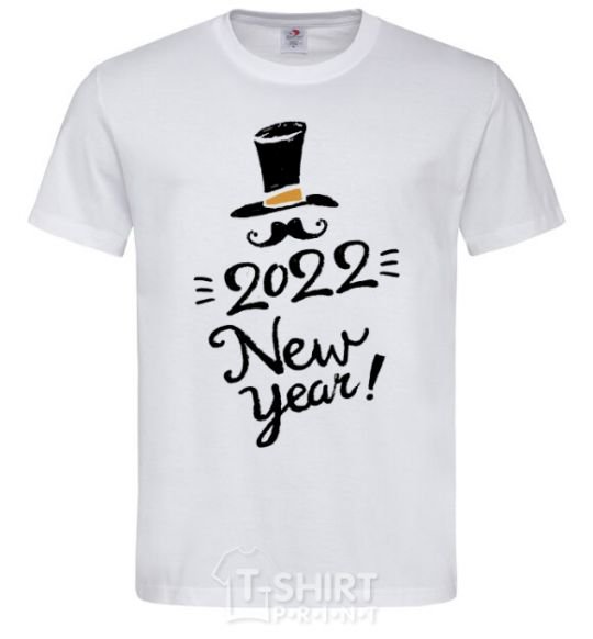 Мужская футболка 2020 NEW YEAR Белый фото