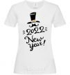 Женская футболка 2020 NEW YEAR Белый фото