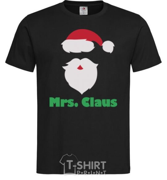 Men's T-Shirt Mr. Claus black фото