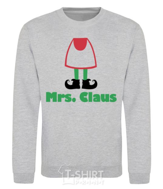 Sweatshirt Mrs. Claus sport-grey фото