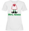 Women's T-shirt Mrs. Claus White фото