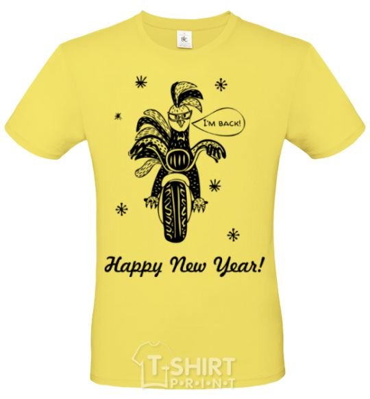 Men's T-Shirt Rooster cornsilk фото