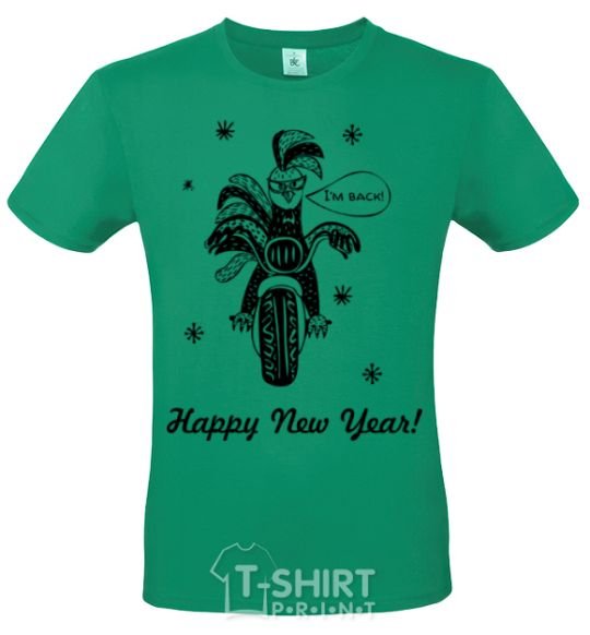 Men's T-Shirt Rooster kelly-green фото