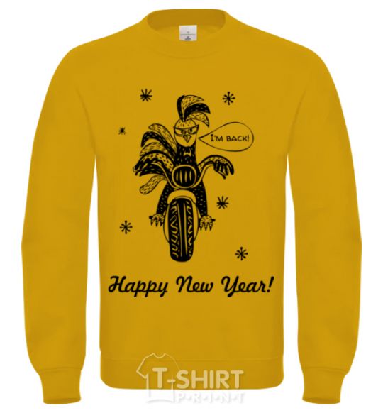 Sweatshirt Rooster yellow фото