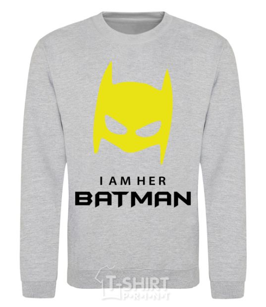 Sweatshirt I'm her batman sport-grey фото