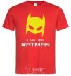 Men's T-Shirt I'm her batman red фото
