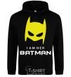 Men`s hoodie I'm her batman black фото