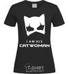 Women's T-shirt I'm his catwoman black фото