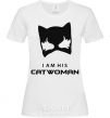 Women's T-shirt I'm his catwoman White фото