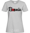 Женская футболка Bonnie Flower Серый фото