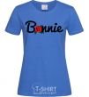 Женская футболка Bonnie Flower Ярко-синий фото