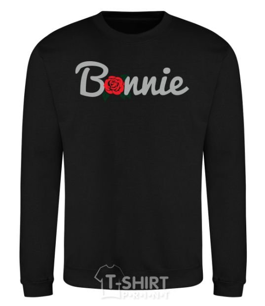 Sweatshirt Bonnie Flower black фото