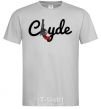 Men's T-Shirt Clyde Gun grey фото