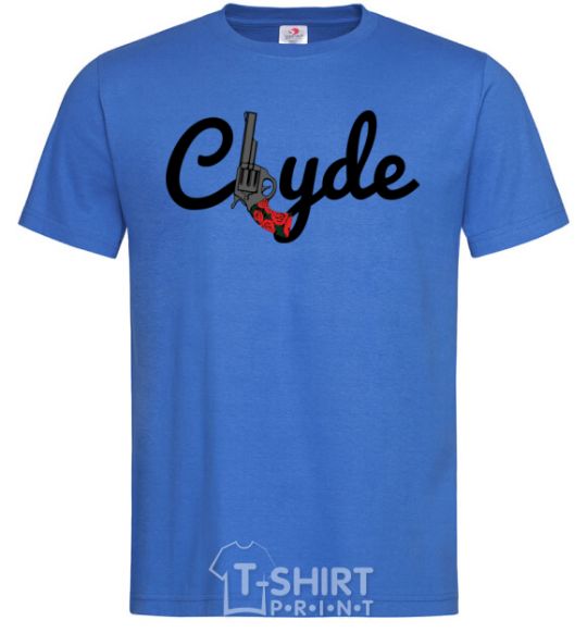 Men's T-Shirt Clyde Gun royal-blue фото