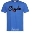Мужская футболка Clyde Gun Ярко-синий фото
