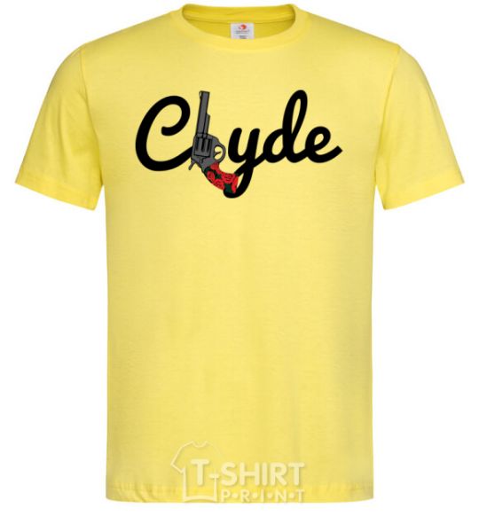 Men's T-Shirt Clyde Gun cornsilk фото