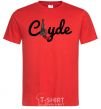 Men's T-Shirt Clyde Gun red фото