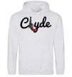 Men`s hoodie Clyde Gun sport-grey фото