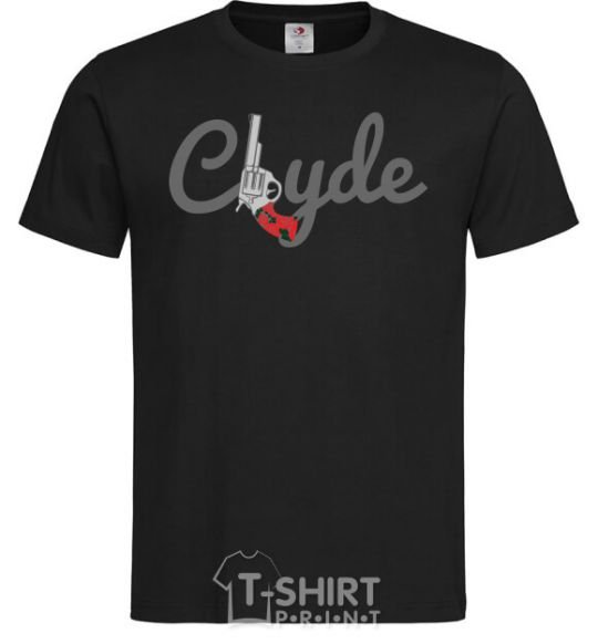 Men's T-Shirt Clyde Gun black фото