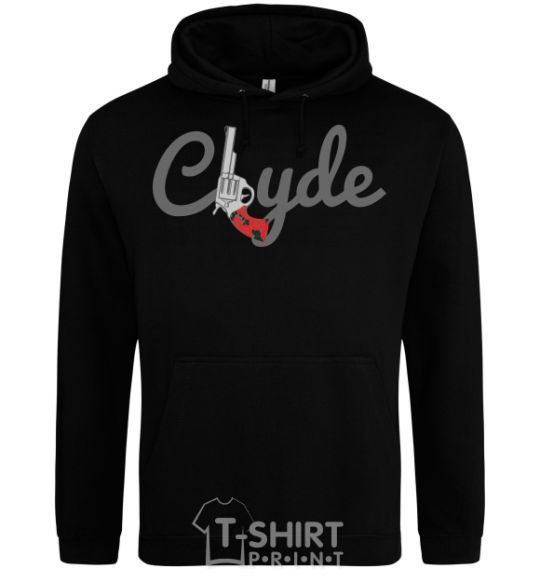 Men`s hoodie Clyde Gun black фото
