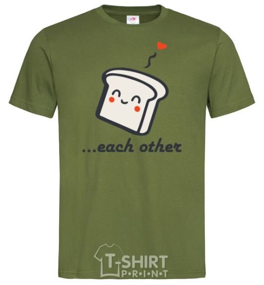 Мужская футболка Bread Оливковый фото