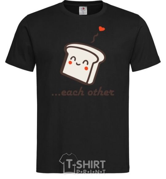 Мужская футболка Bread Черный фото