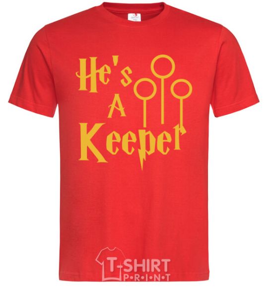 Мужская футболка Keeper Красный фото