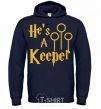 Men`s hoodie Keeper navy-blue фото