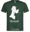 Men's T-Shirt TRAMP bottle-green фото