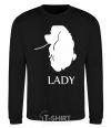 Sweatshirt Lady dog black фото
