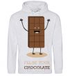 Men`s hoodie i'll be your chocolate sport-grey фото
