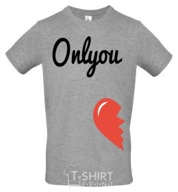 Men's T-Shirt BROKEN grey фото