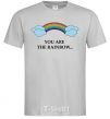 Men's T-Shirt You are the rainbow grey фото