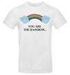 Men's T-Shirt You are the rainbow White фото