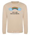 Sweatshirt You are the rainbow sand фото