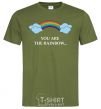 Men's T-Shirt You are the rainbow millennial-khaki фото