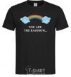 Men's T-Shirt You are the rainbow black фото