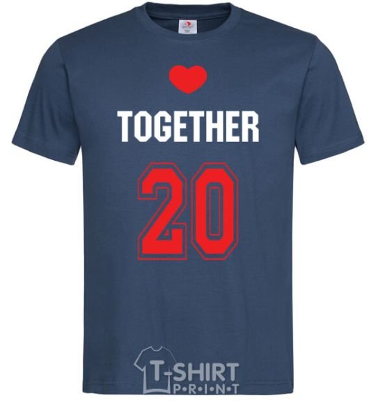 Men's T-Shirt Together 20 navy-blue фото
