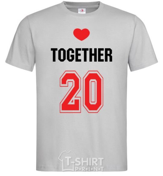 Мужская футболка Together 20 Серый фото