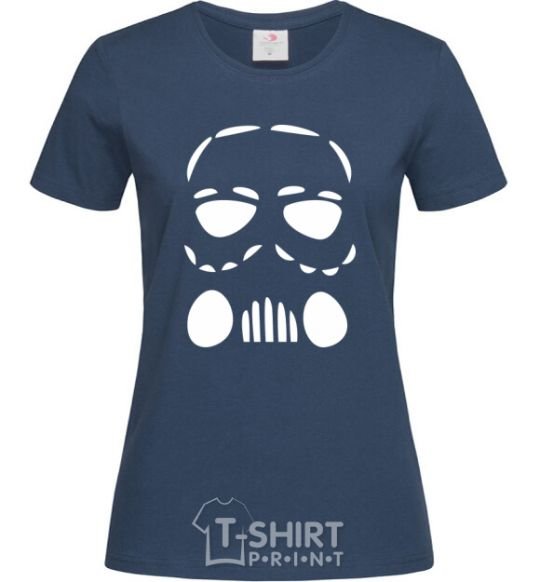 Women's T-shirt ATTACK navy-blue фото