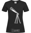 Женская футболка TELESCOPE Черный фото