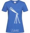 Женская футболка TELESCOPE Ярко-синий фото