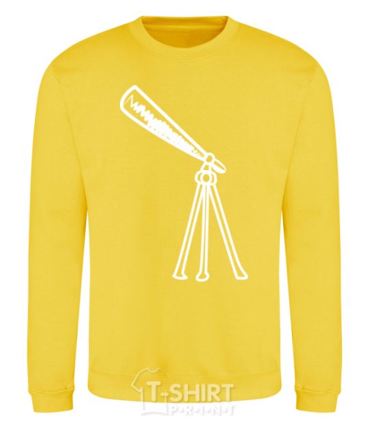Sweatshirt TELESCOPE yellow фото