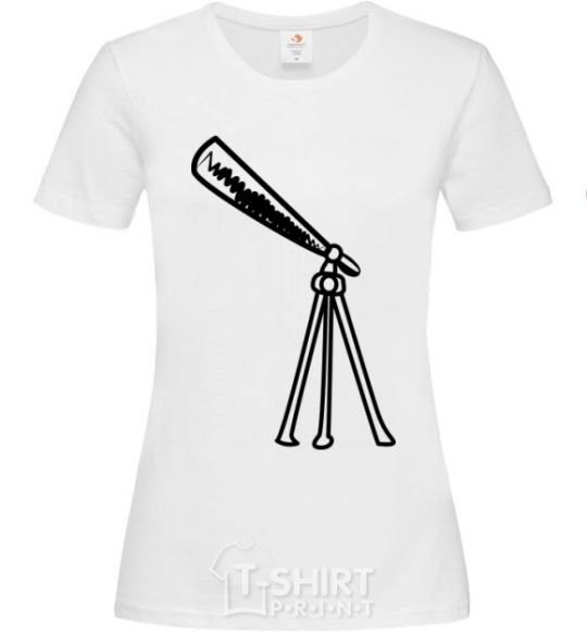 Женская футболка TELESCOPE Белый фото