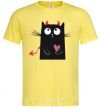 Men's T-Shirt DEVIL CAT cornsilk фото
