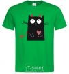 Men's T-Shirt DEVIL CAT kelly-green фото