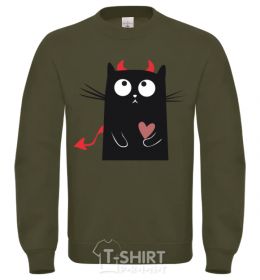 Sweatshirt Cat girl love sand фото