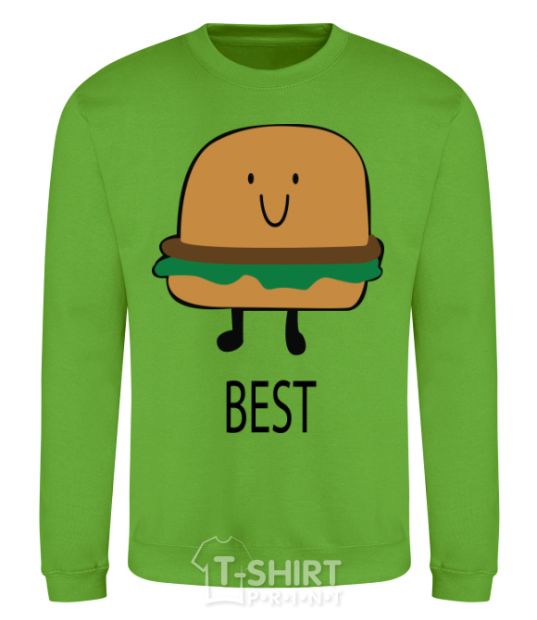 Sweatshirt BEST Burger orchid-green фото