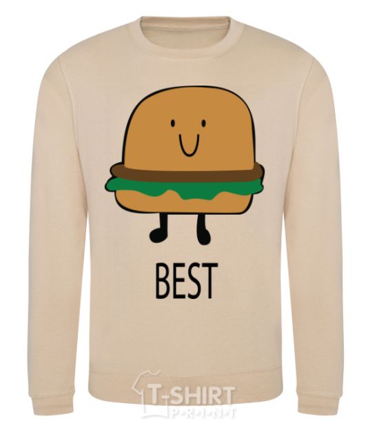 Sweatshirt BEST Burger sand фото