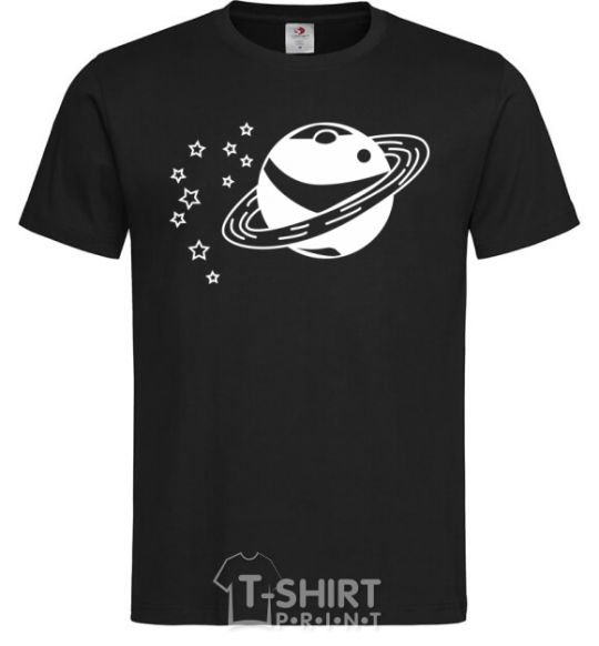 Men's T-Shirt STARRY PLANET black фото